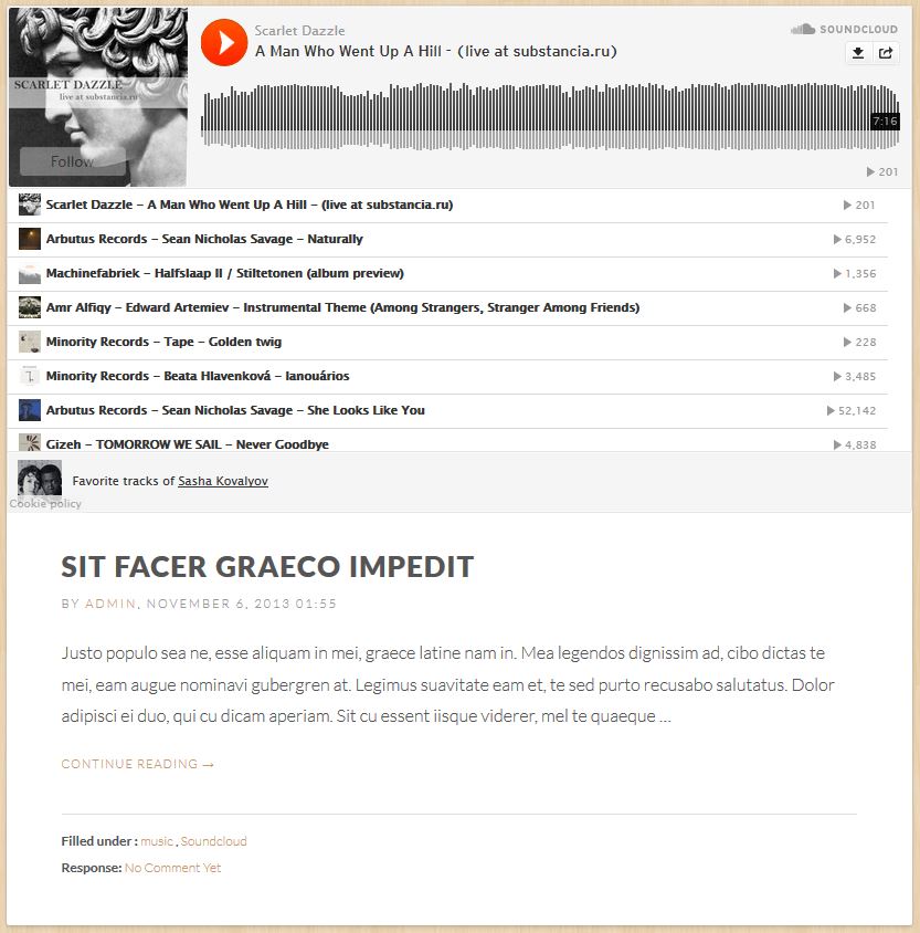 Blog Format - SoundCloud