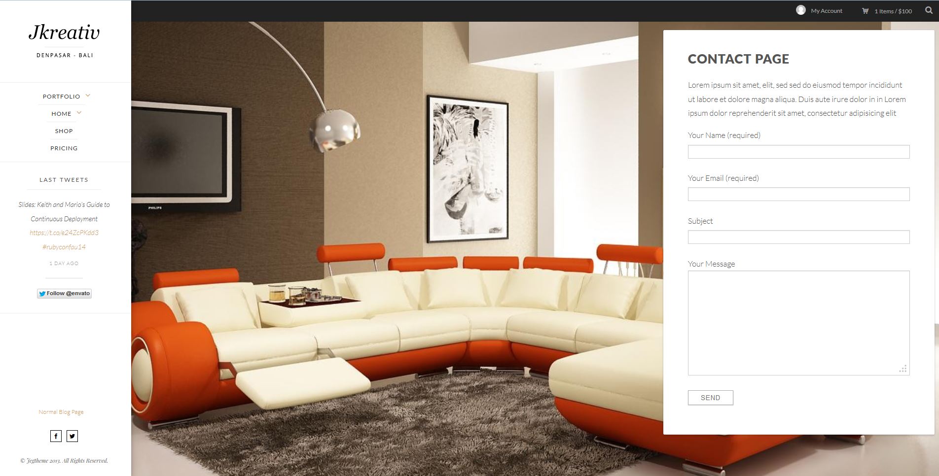 Contact Page - Normal