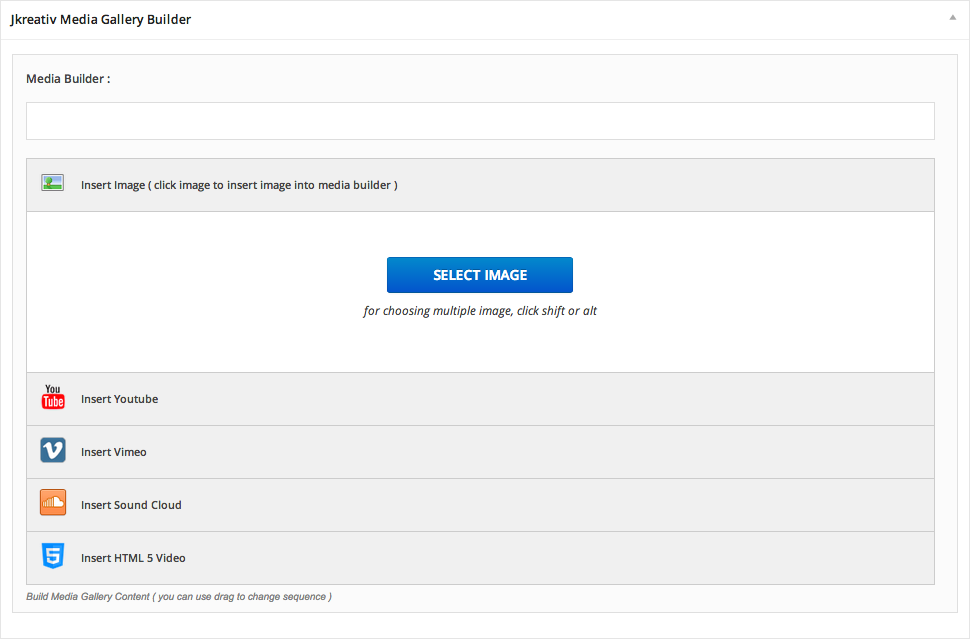 JKreativ Gallery Media Builder