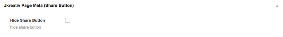 JKreativ Page Meta (Share Button)