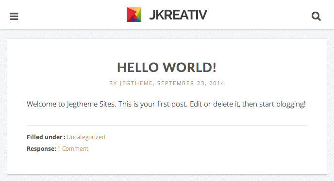 Logo Mobile Navigation Preview