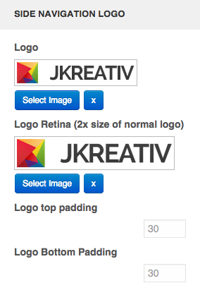 Logo Side Navigation