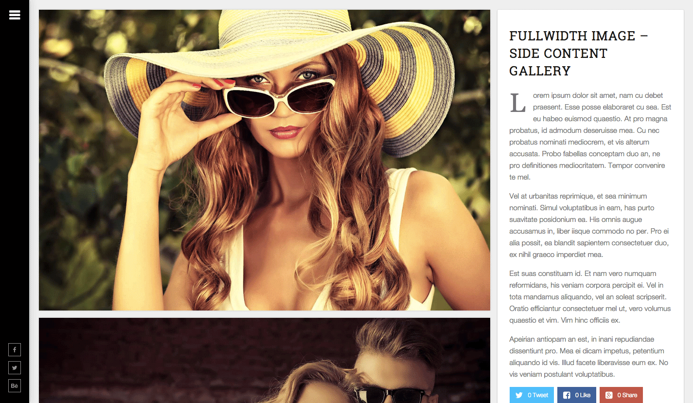Gallery Side Content - Normal Layout