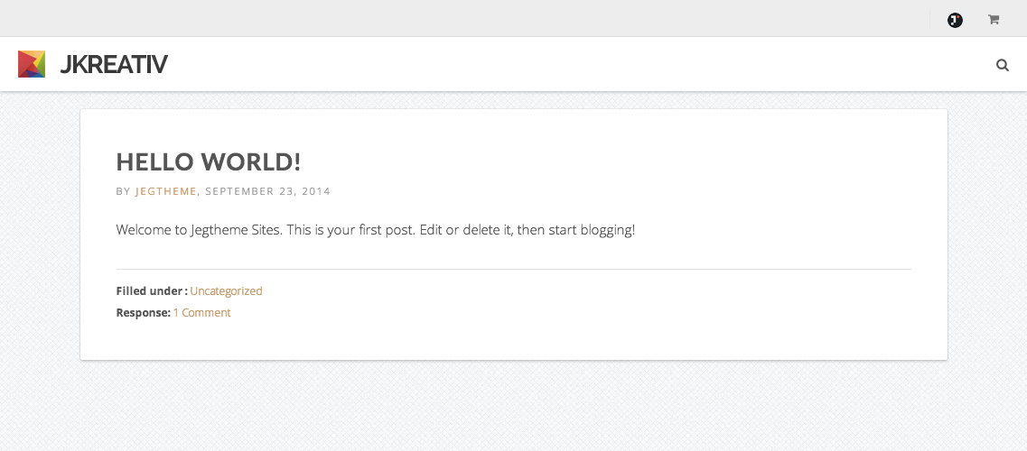 Top Navigation - Two Line