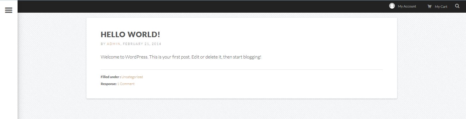 Side Navigation - Collapsed