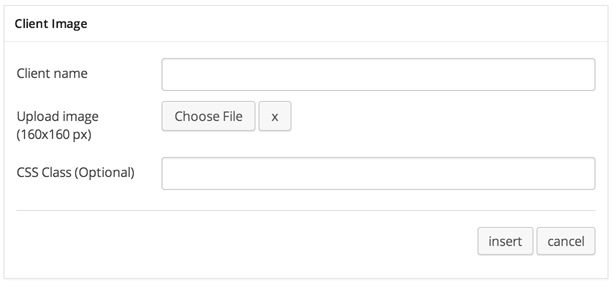 Client Image Settings