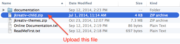 JKreativ Child Theme