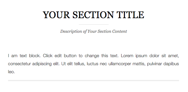 JKreativ - Section Title Preview