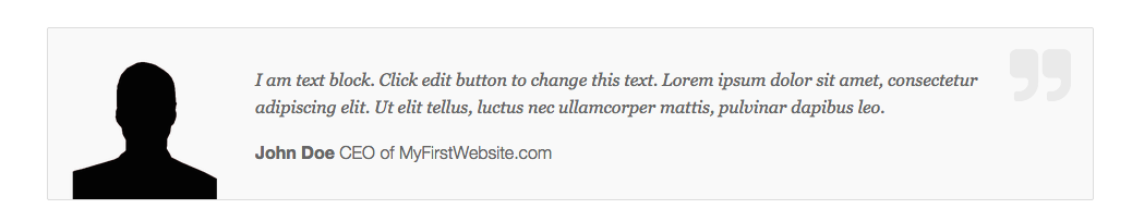 JKreativ - Single Testimonial Preview