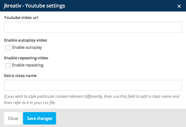 JKreativ - YouTube Settings