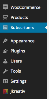 JKreativ Mail Subscribe