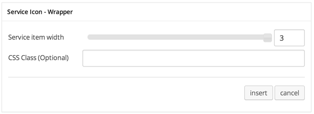 Service Icon Wrapper Settings