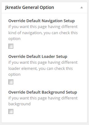 Jkreativ General Options