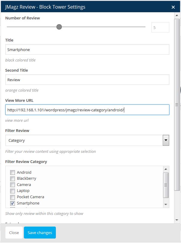 Jmagz Review - Block Tower Setting